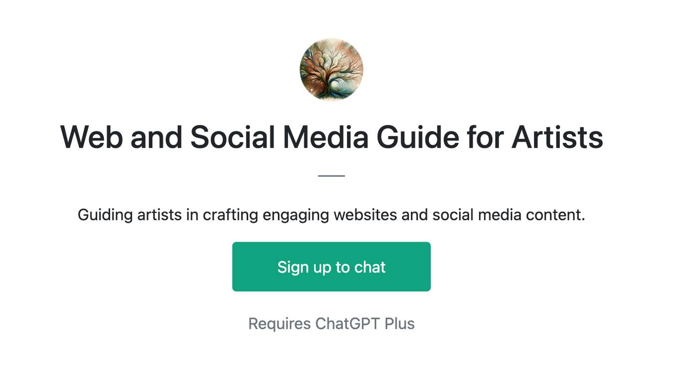 Web and Social Media Guide for Artists Screenshot