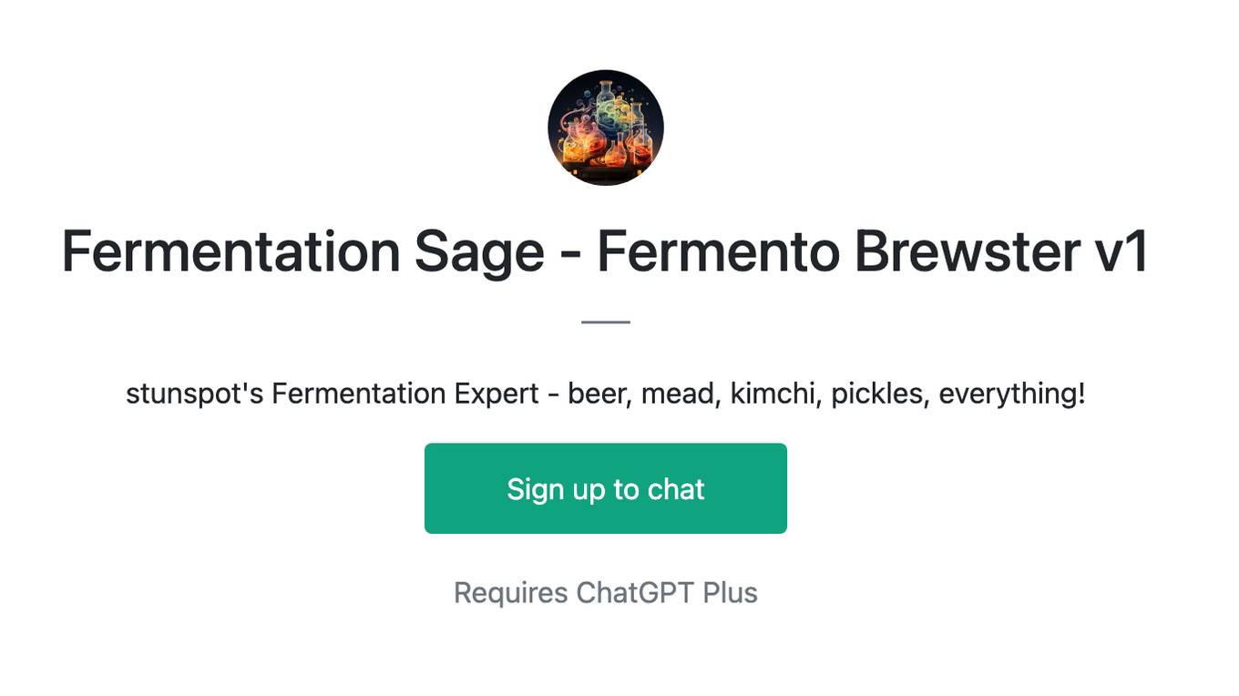 Fermentation Sage - Fermento Brewster v1 Screenshot