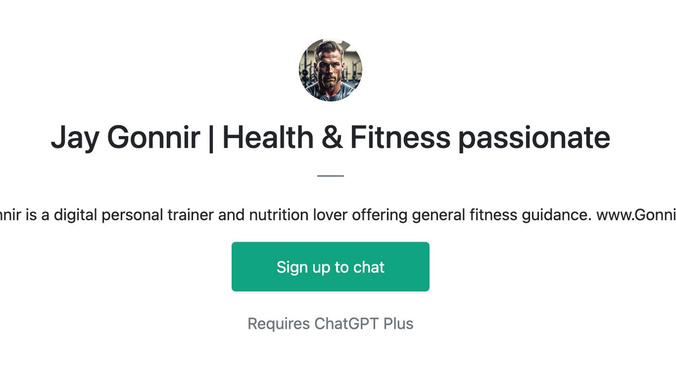 Jay Gonnir | Health & Fitness passionate Screenshot