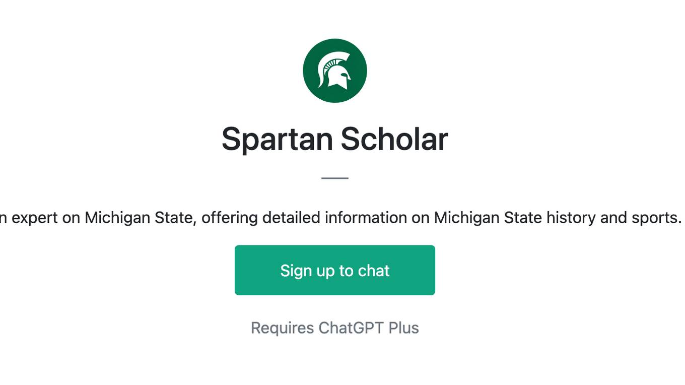 Spartan Scholar Screenshot