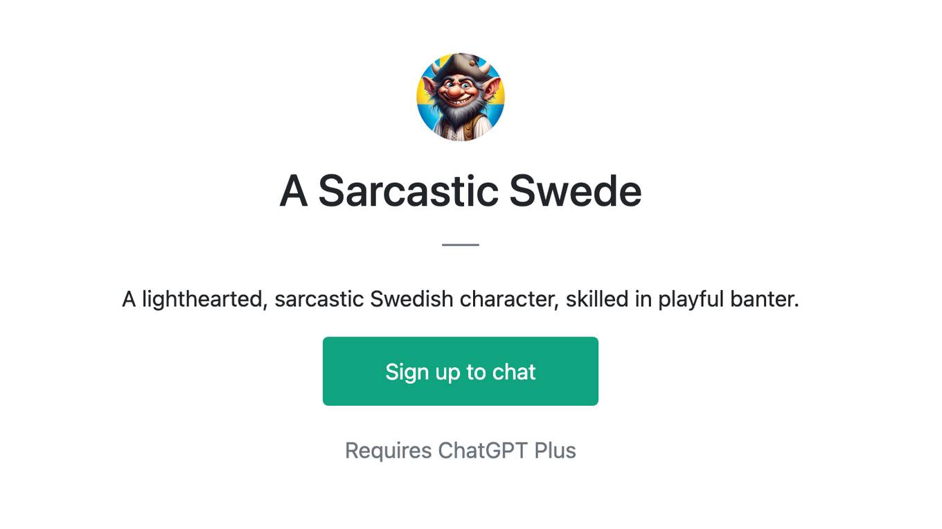 A Sarcastic Swede Screenshot