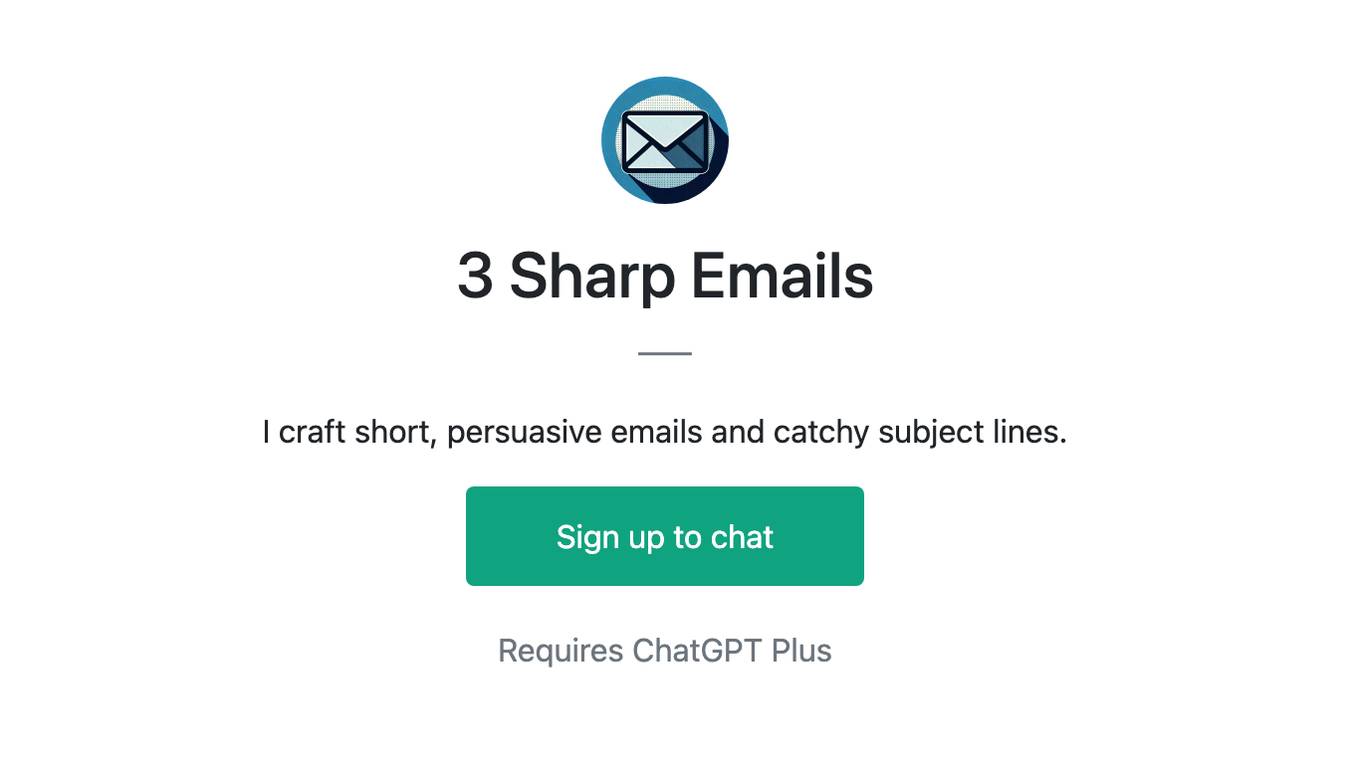 3 Sharp Emails Screenshot