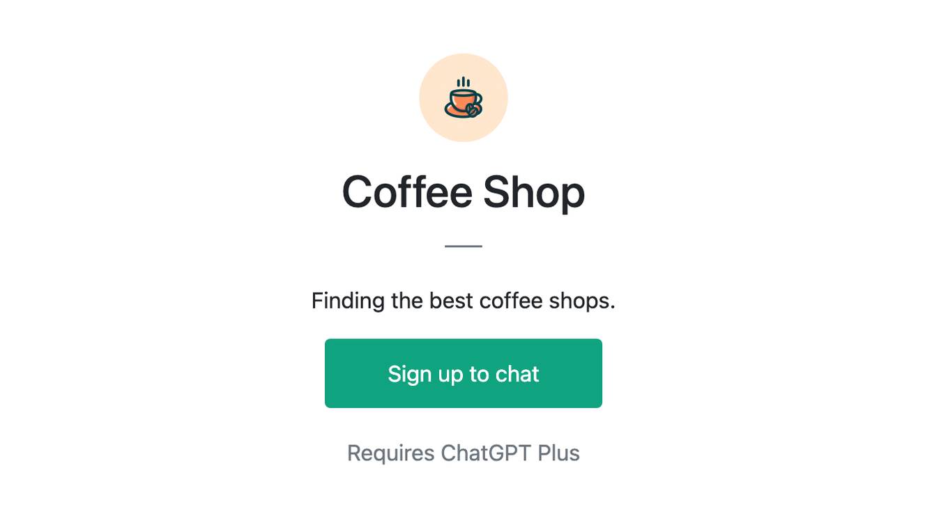 Coffee Shop Screenshot