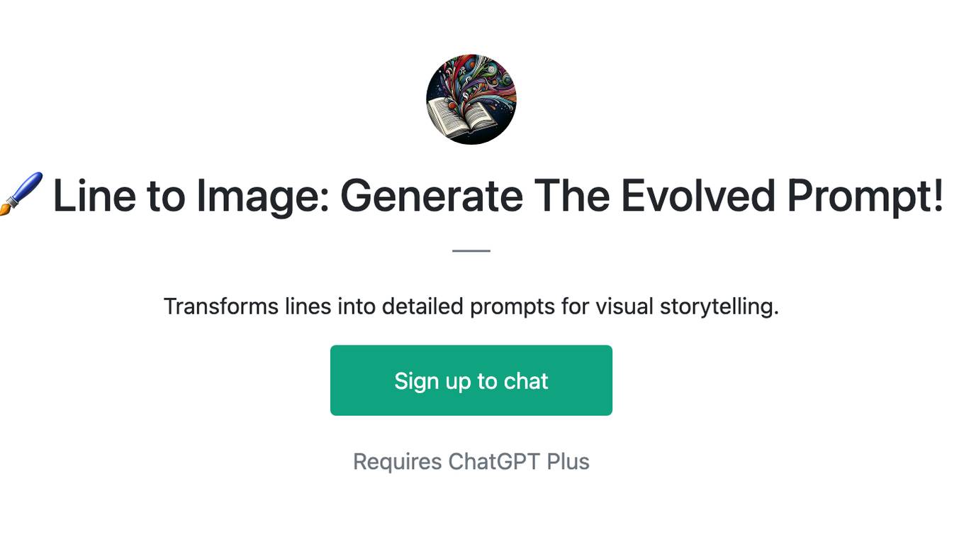 🖌️  Line to Image: Generate The Evolved Prompt! Screenshot