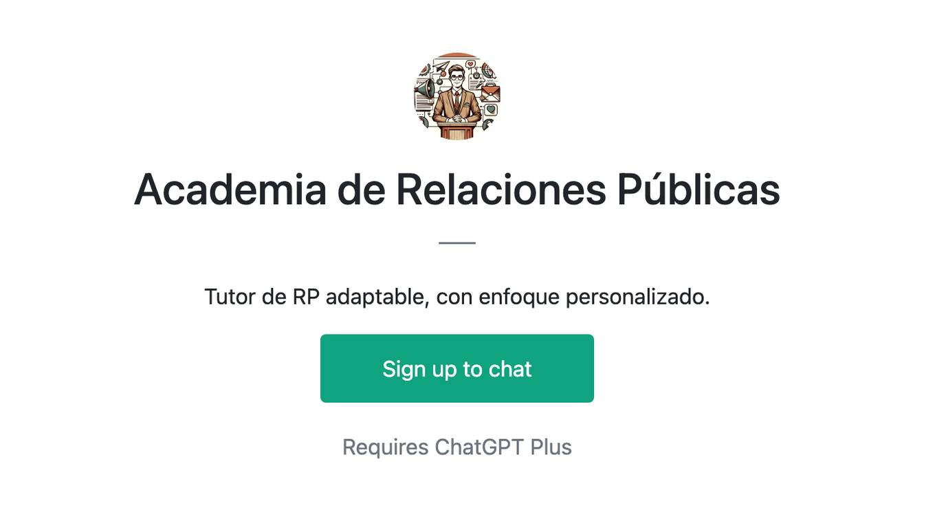 Academia de Relaciones Públicas Screenshot