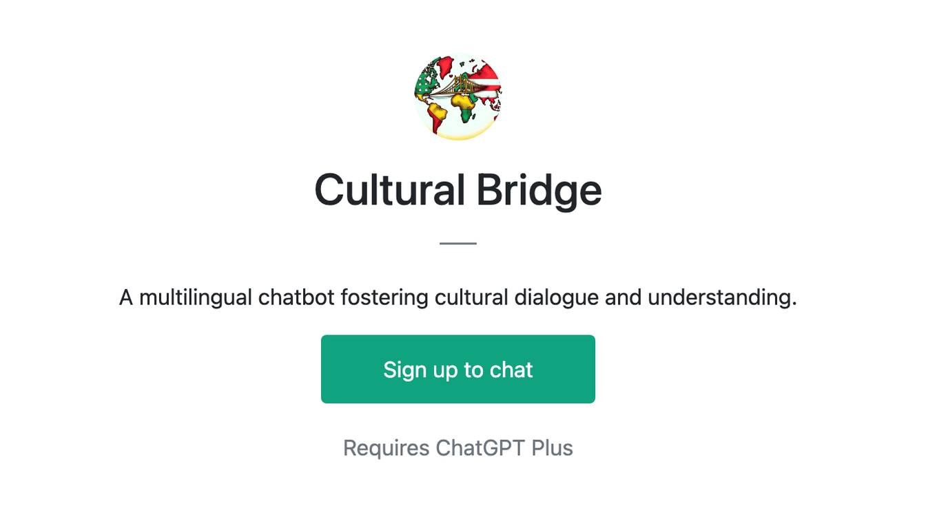 Cultural Bridge Screenshot