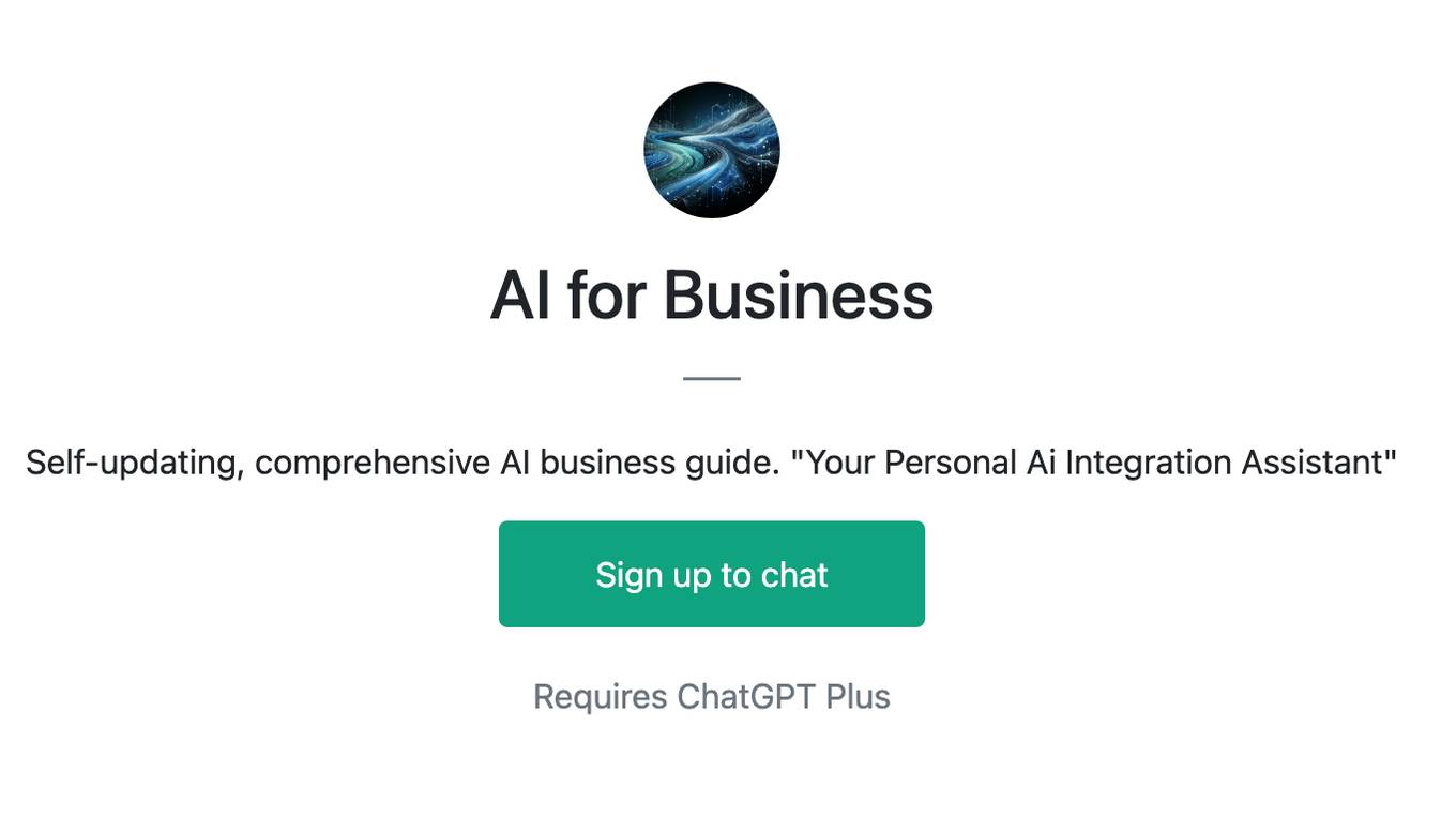 AI for Business Screenshot