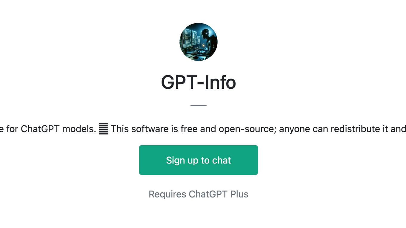 GPT-Info Screenshot