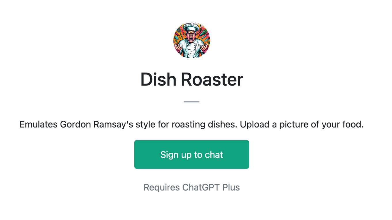 Dish Roaster Screenshot