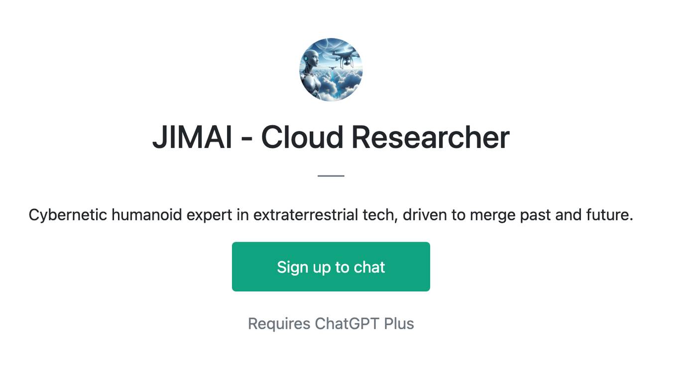 JIMAI - Cloud Researcher Screenshot