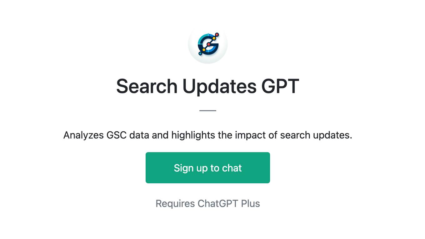 Search Updates GPT Screenshot