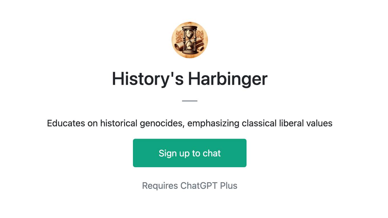 History's Harbinger Screenshot