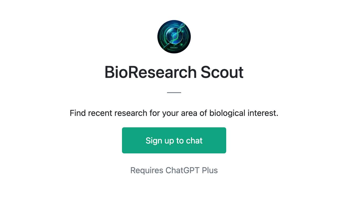 BioResearch Scout Screenshot