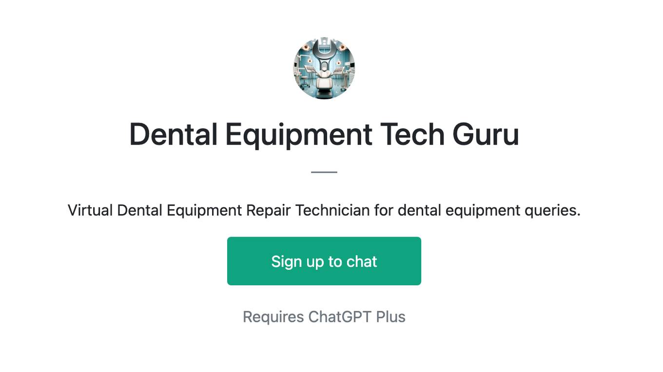 Dental Equipment Tech Guru Screenshot