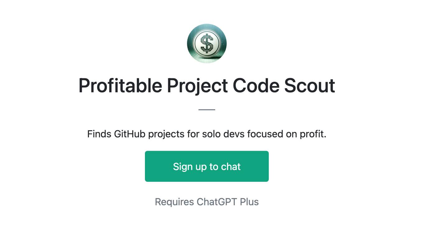 Profitable Project Code Scout Screenshot