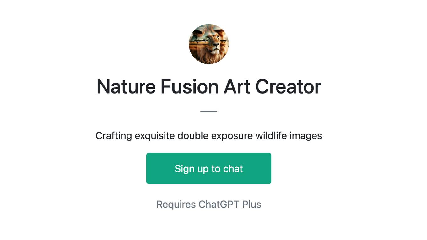 Nature Fusion Art Creator Screenshot