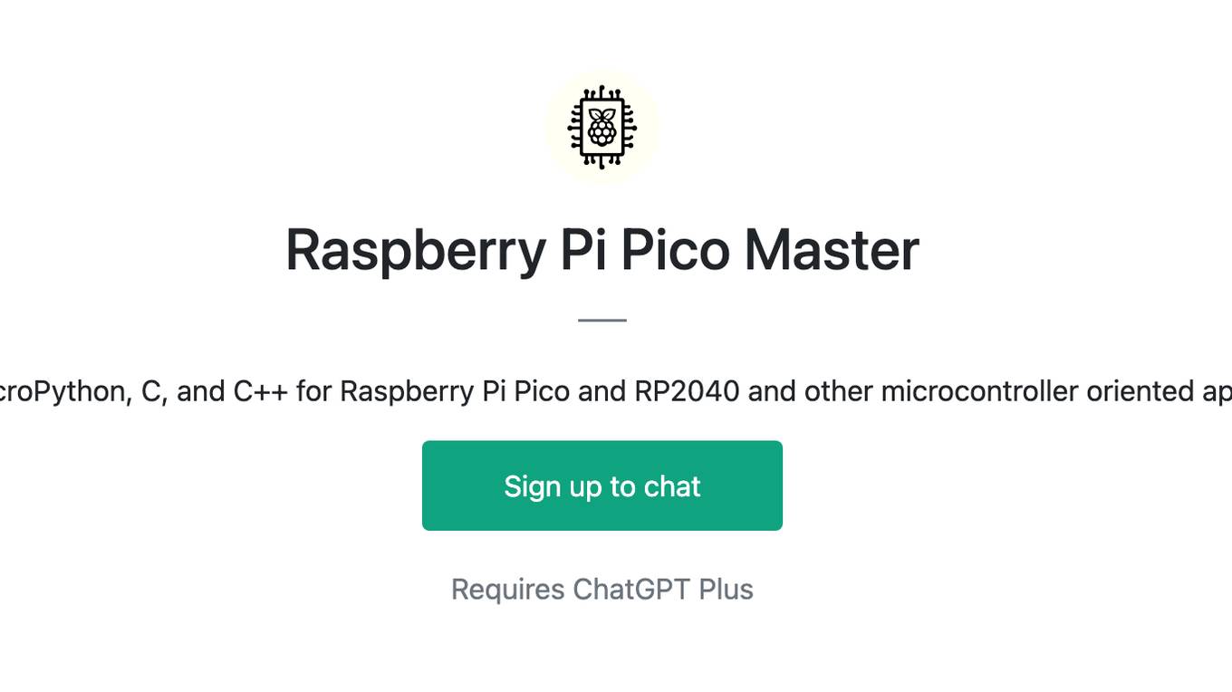 Raspberry Pi Pico Master Screenshot