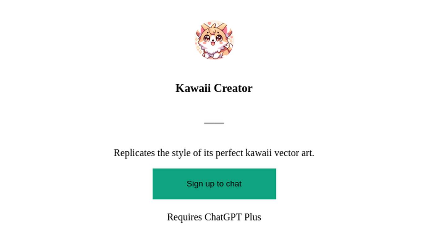 Kawaii Creator Screenshot