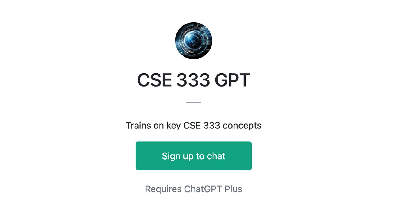 CSE 333 GPT Screenshot