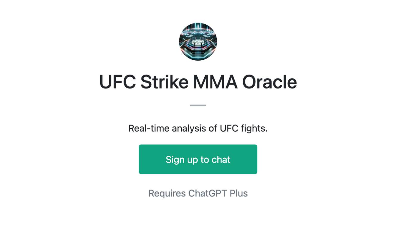 UFC Strike MMA Oracle Screenshot