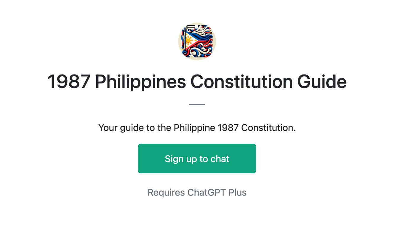 1987 Philippines Constitution Guide Screenshot