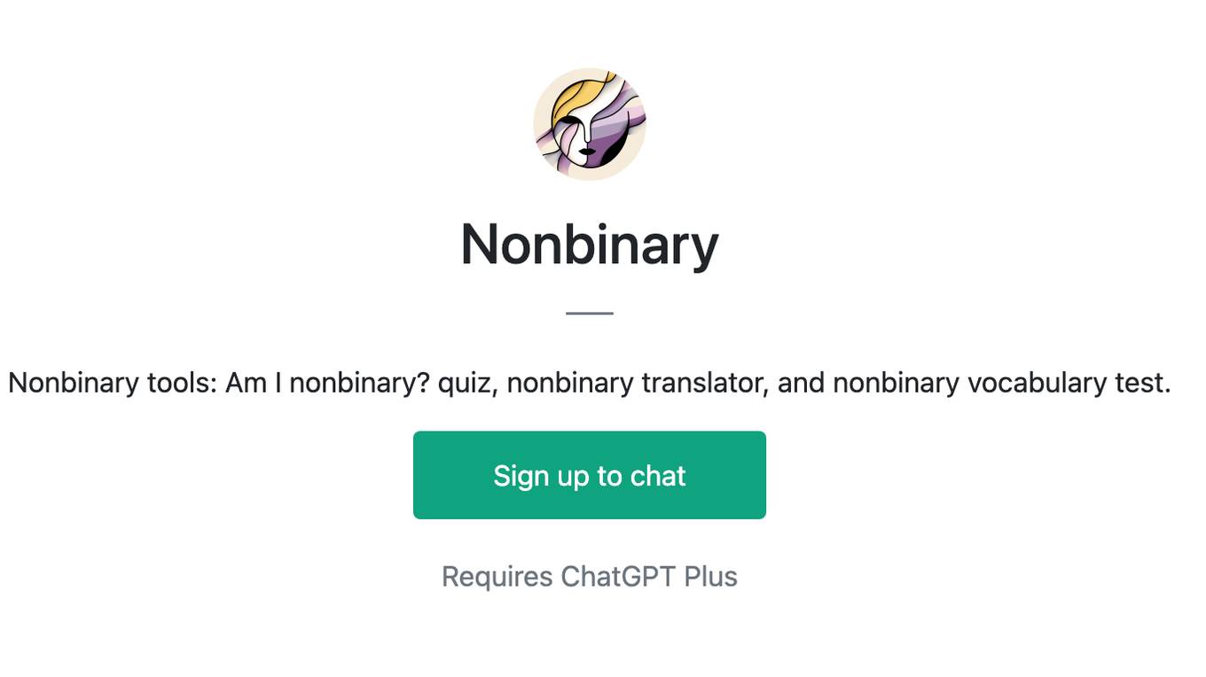 Nonbinary Screenshot