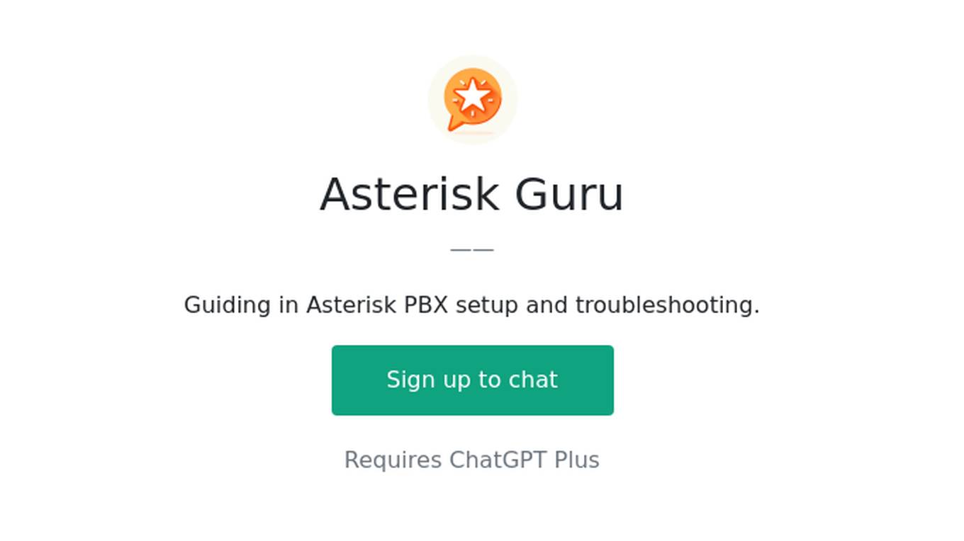 Asterisk Guru Screenshot