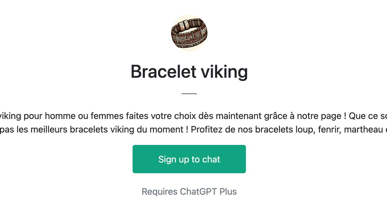 Bracelet viking Screenshot