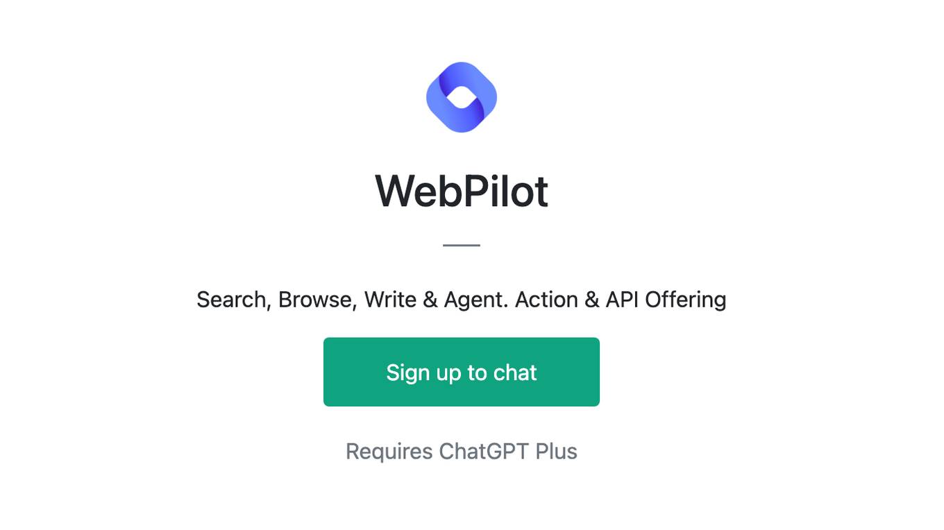 WebPilot Screenshot