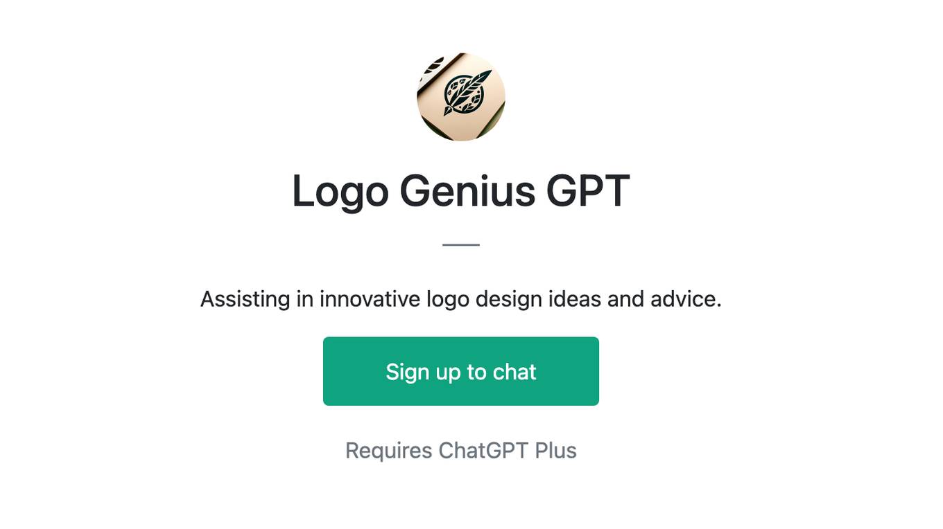 Logo Genius GPT Screenshot