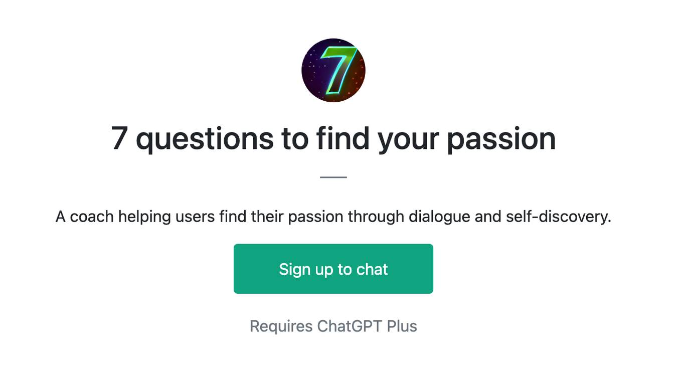 7 questions to find your passion Screenshot