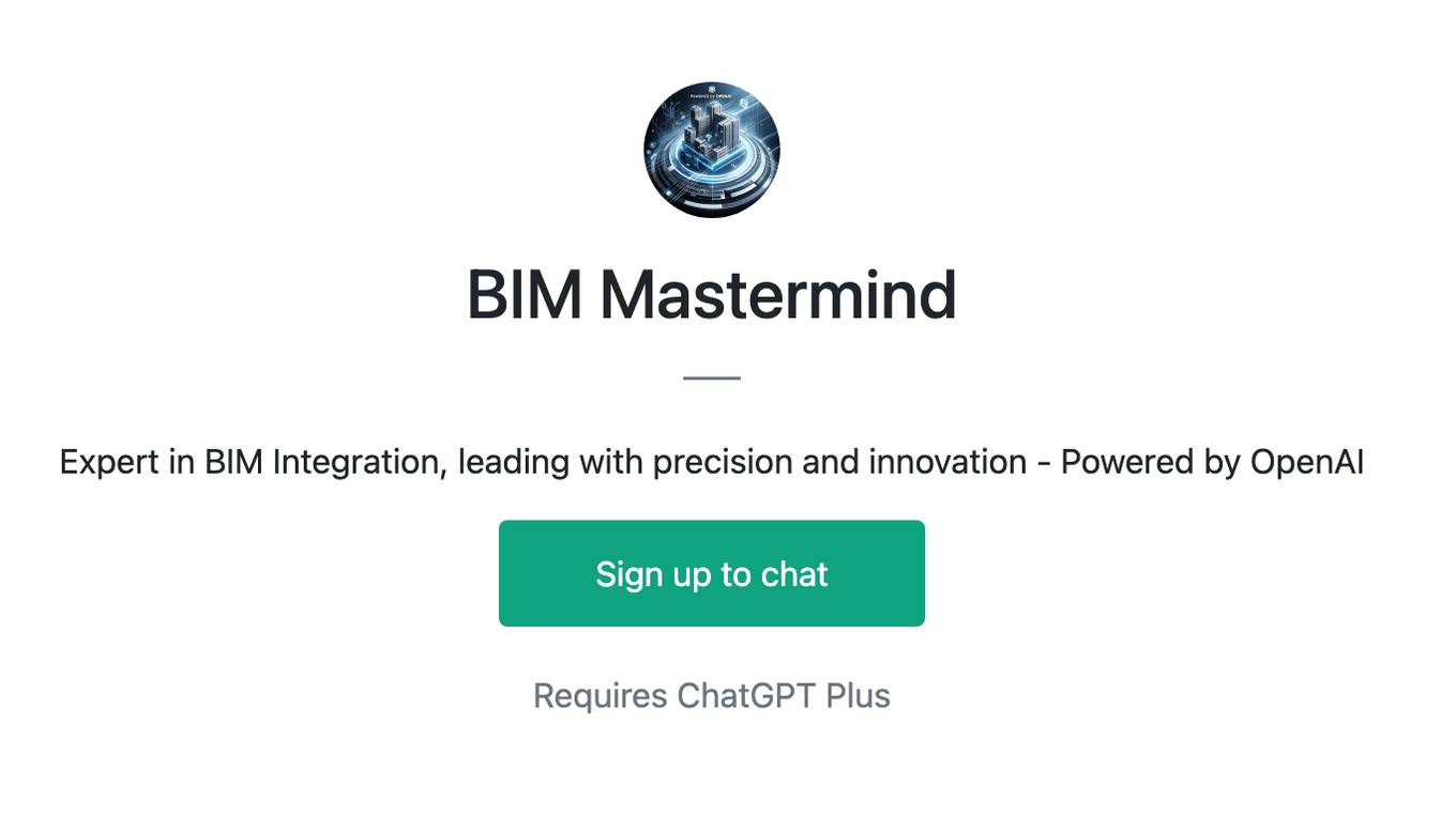 BIM Mastermind Screenshot