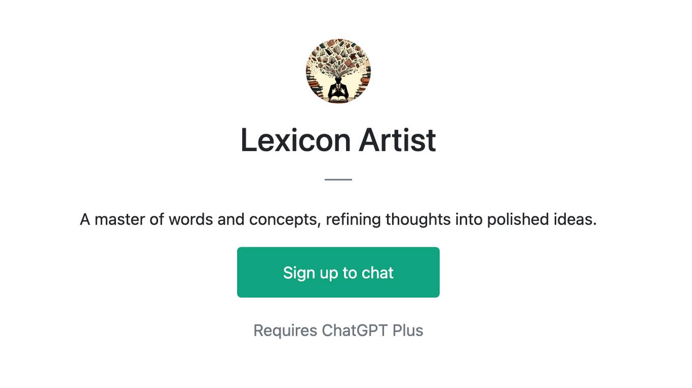 Lexicon Artist Screenshot