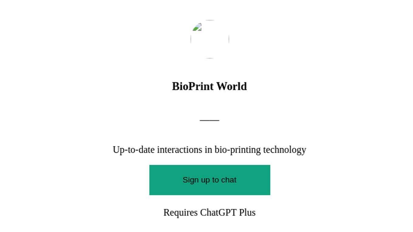 BioPrint World Screenshot