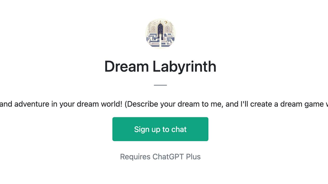 Dream Labyrinth Screenshot