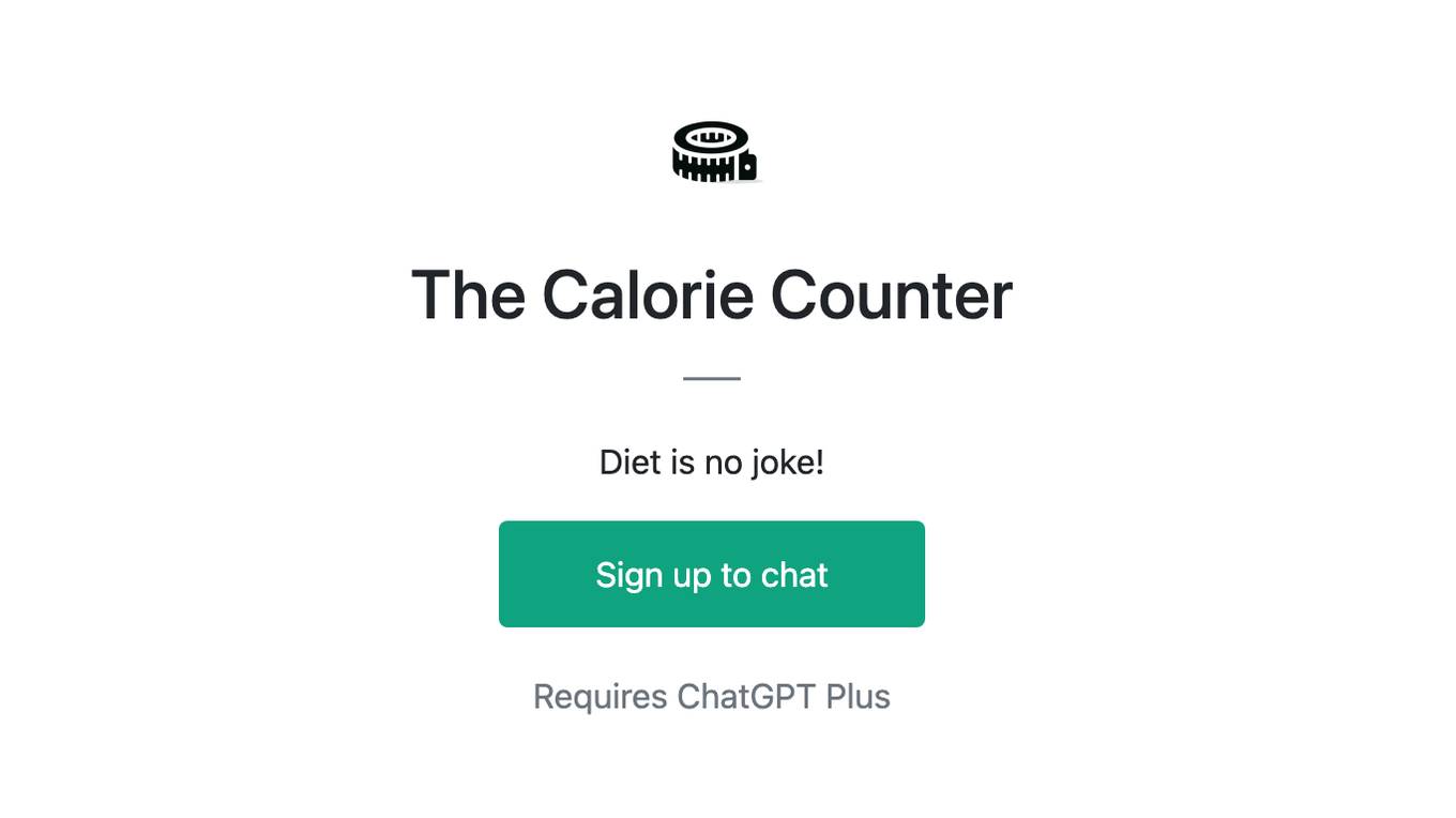 The Calorie Counter Screenshot