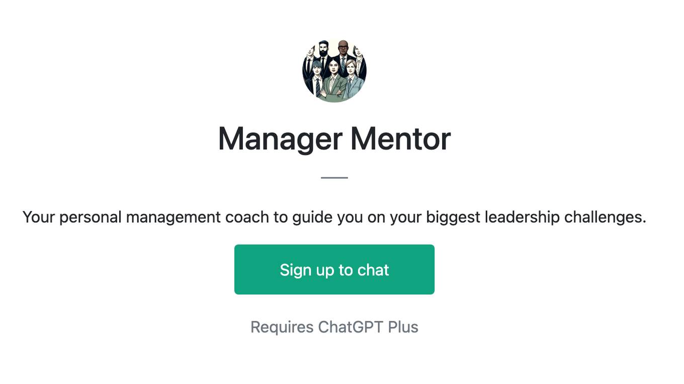 Manager Mentor Screenshot