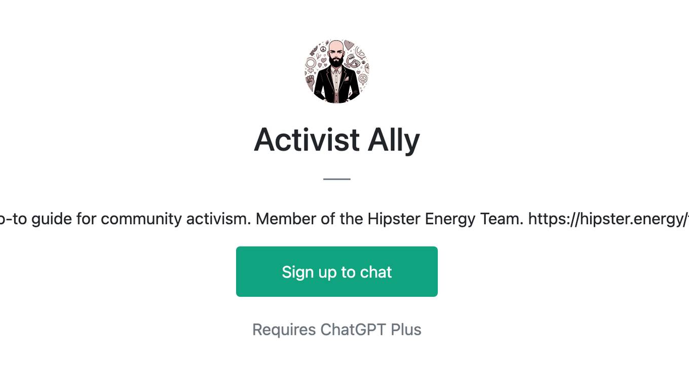 Activist Ally Screenshot