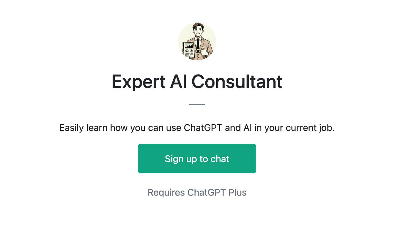 Expert AI Consultant Screenshot