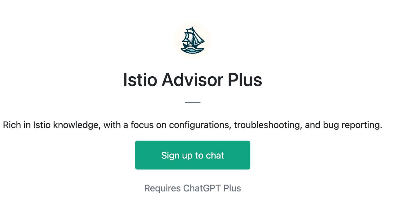 Istio Advisor Plus Screenshot