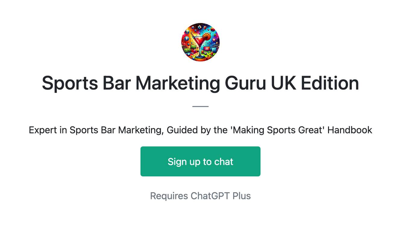 Sports Bar Marketing Guru UK Edition Screenshot