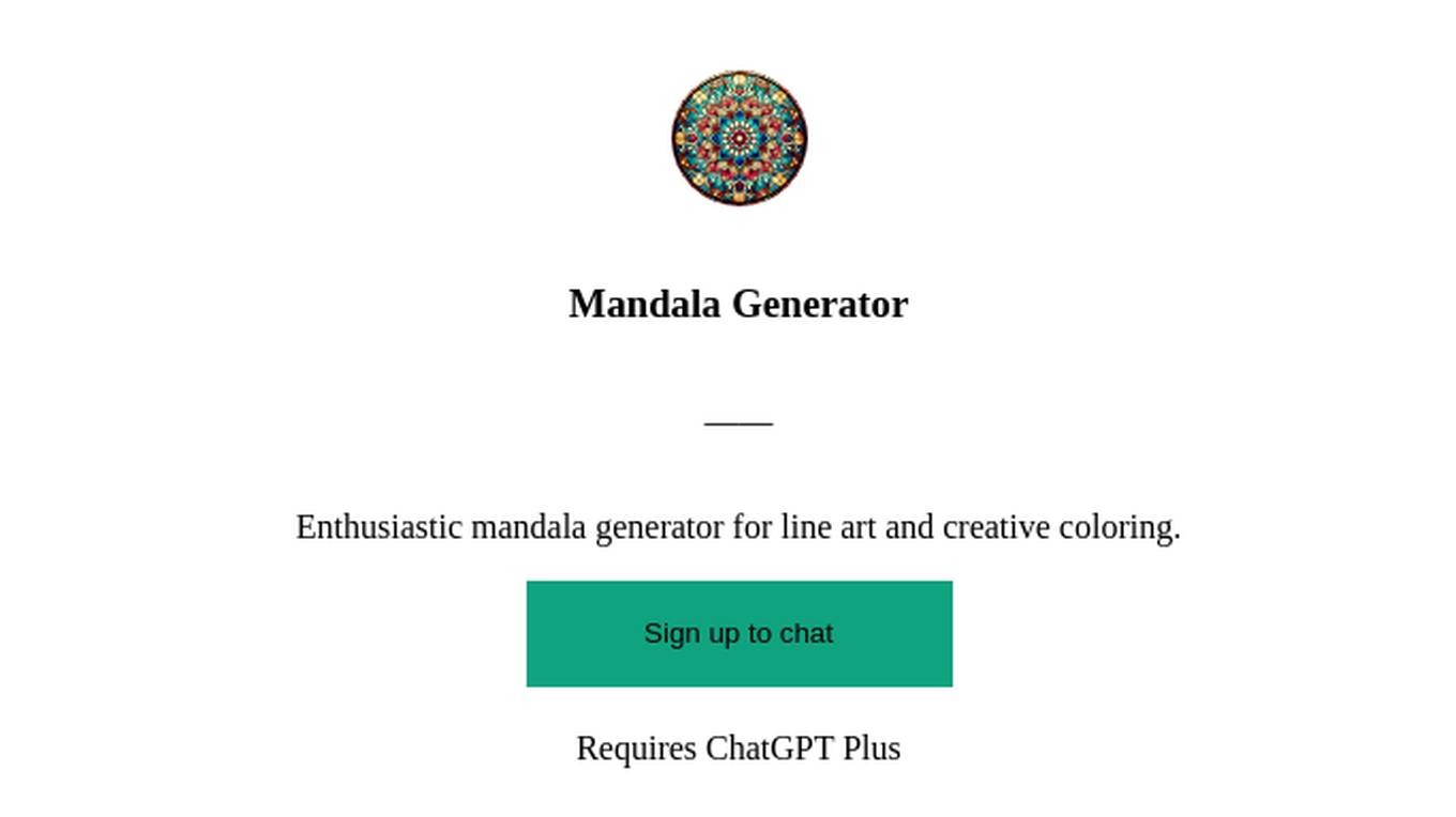 Mandala Generator Screenshot