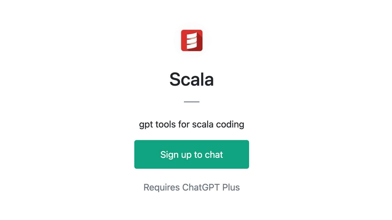 Scala Screenshot