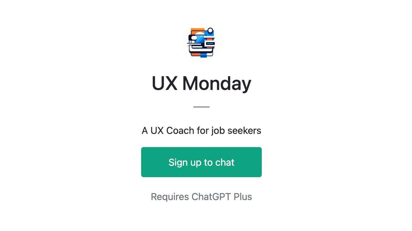 UX Monday Screenshot