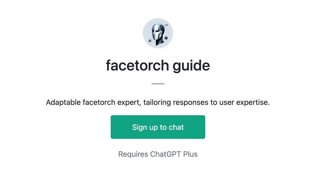 facetorch guide Screenshot