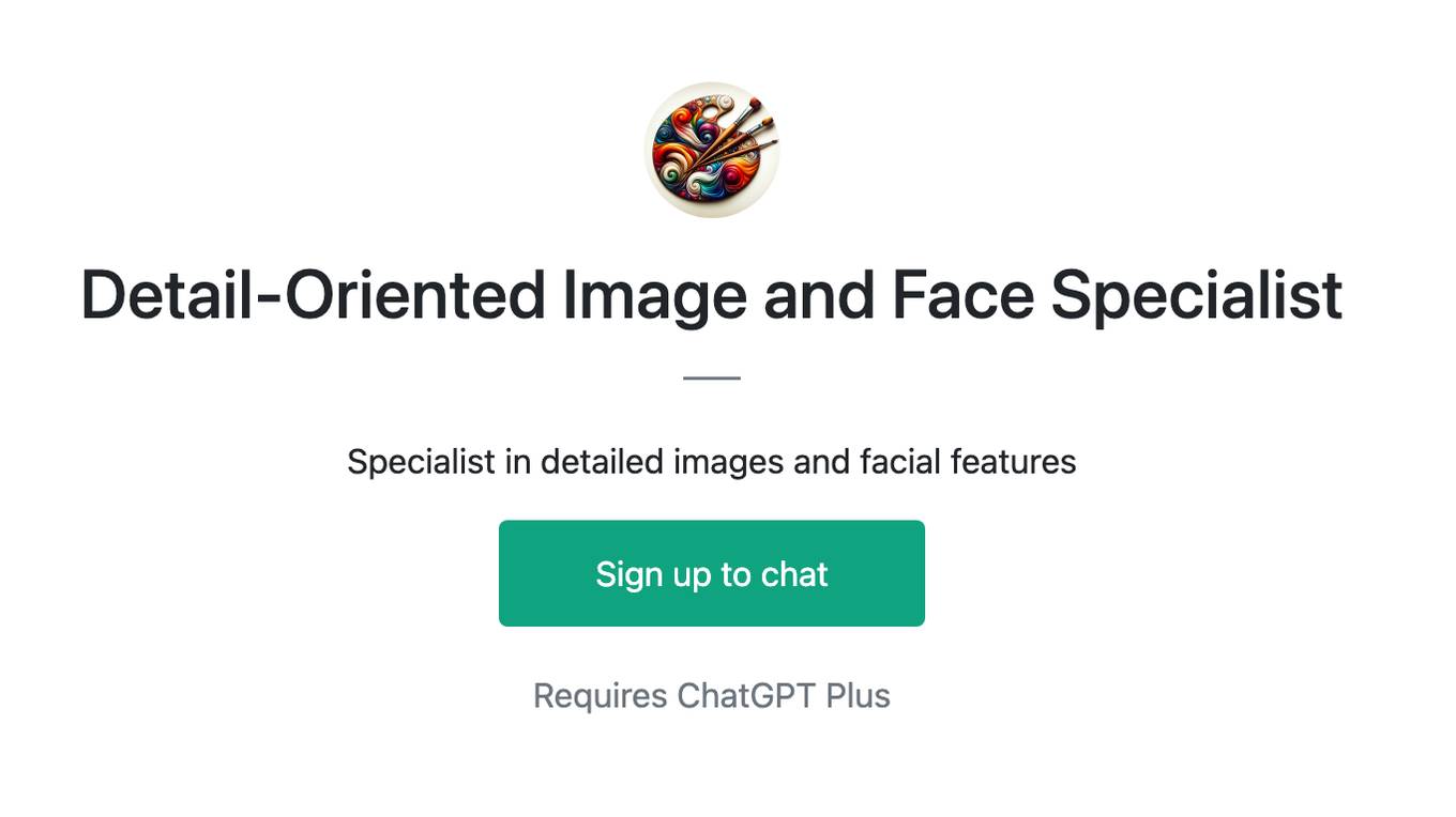 Detail-Oriented Image and Face Specialist Screenshot