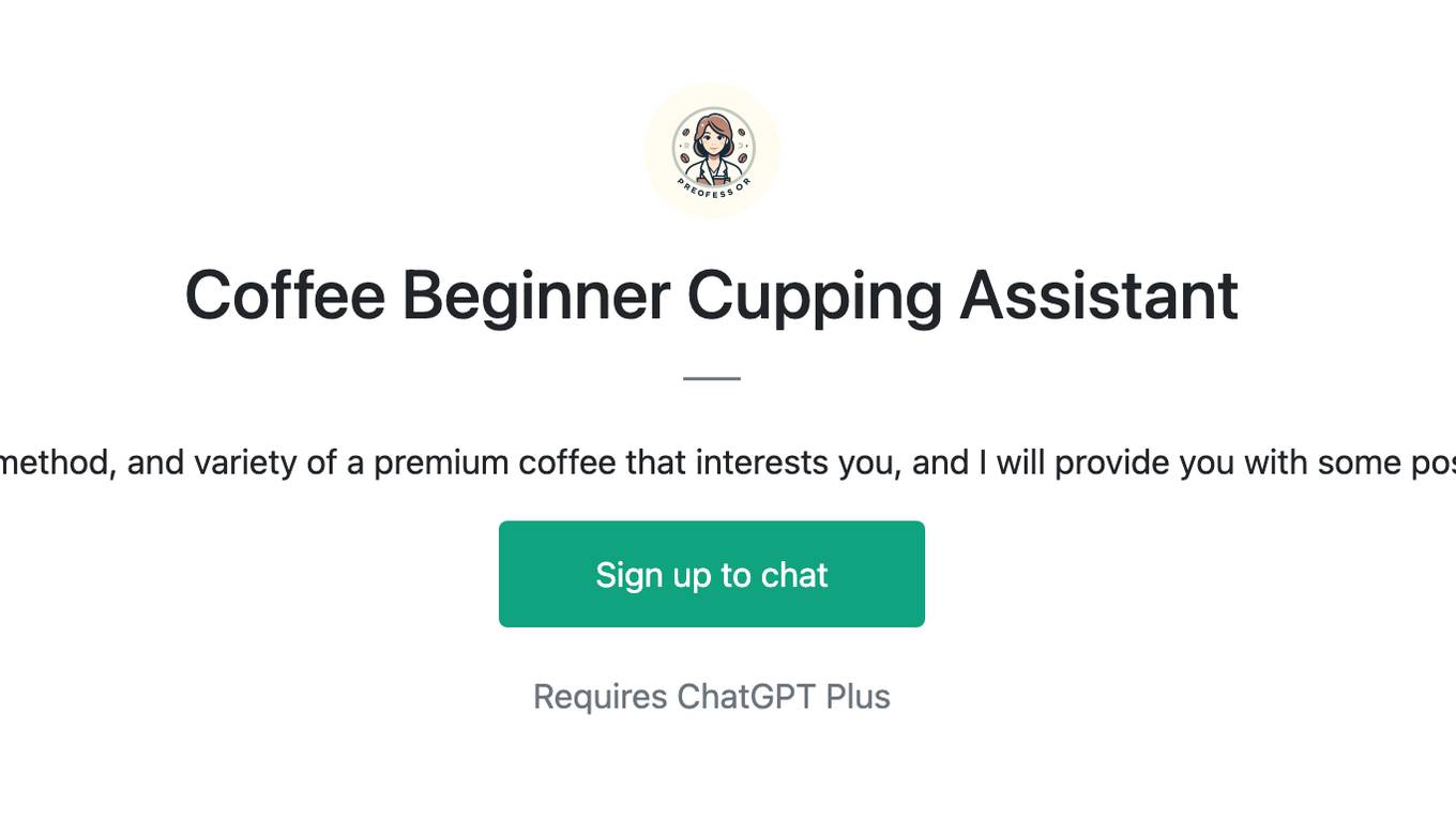 Coffee Beginner Cupping Assistant Screenshot