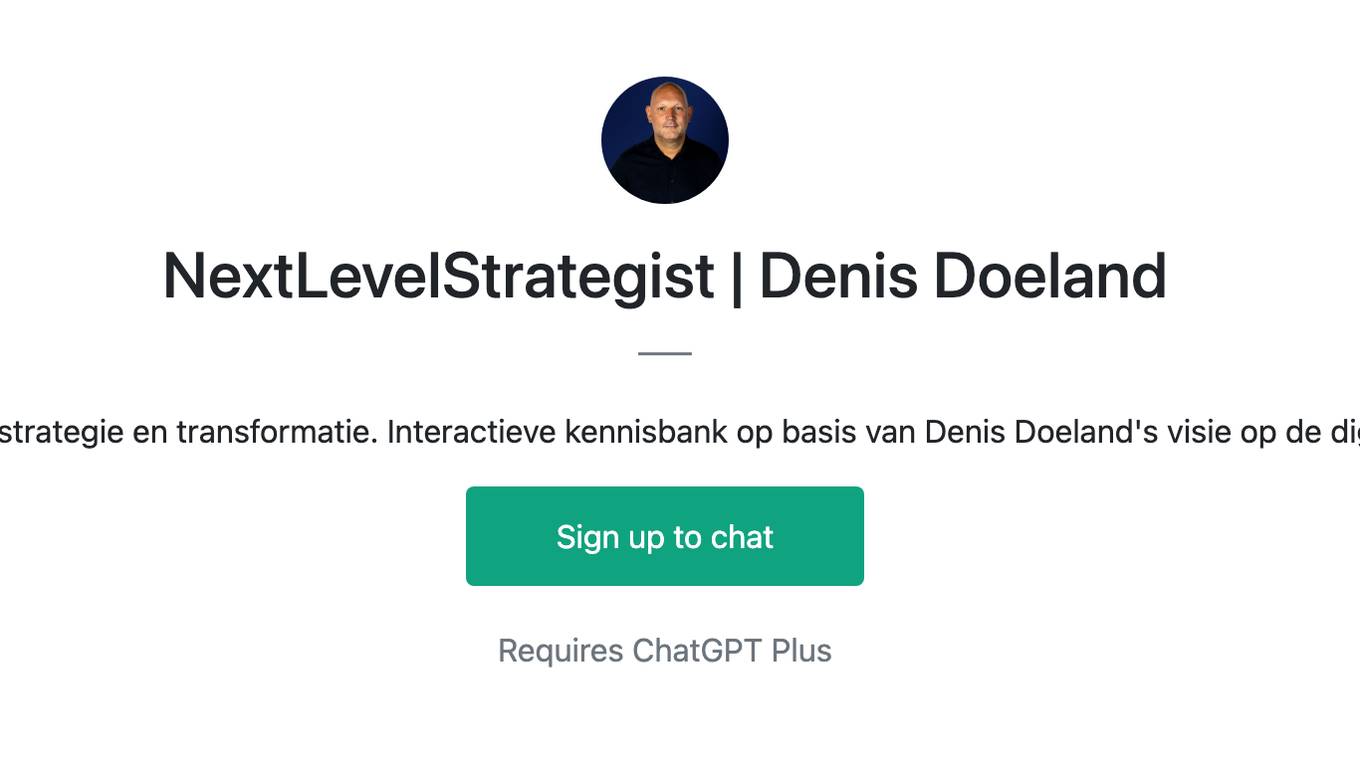 NextLevelStrategist | Denis Doeland Screenshot