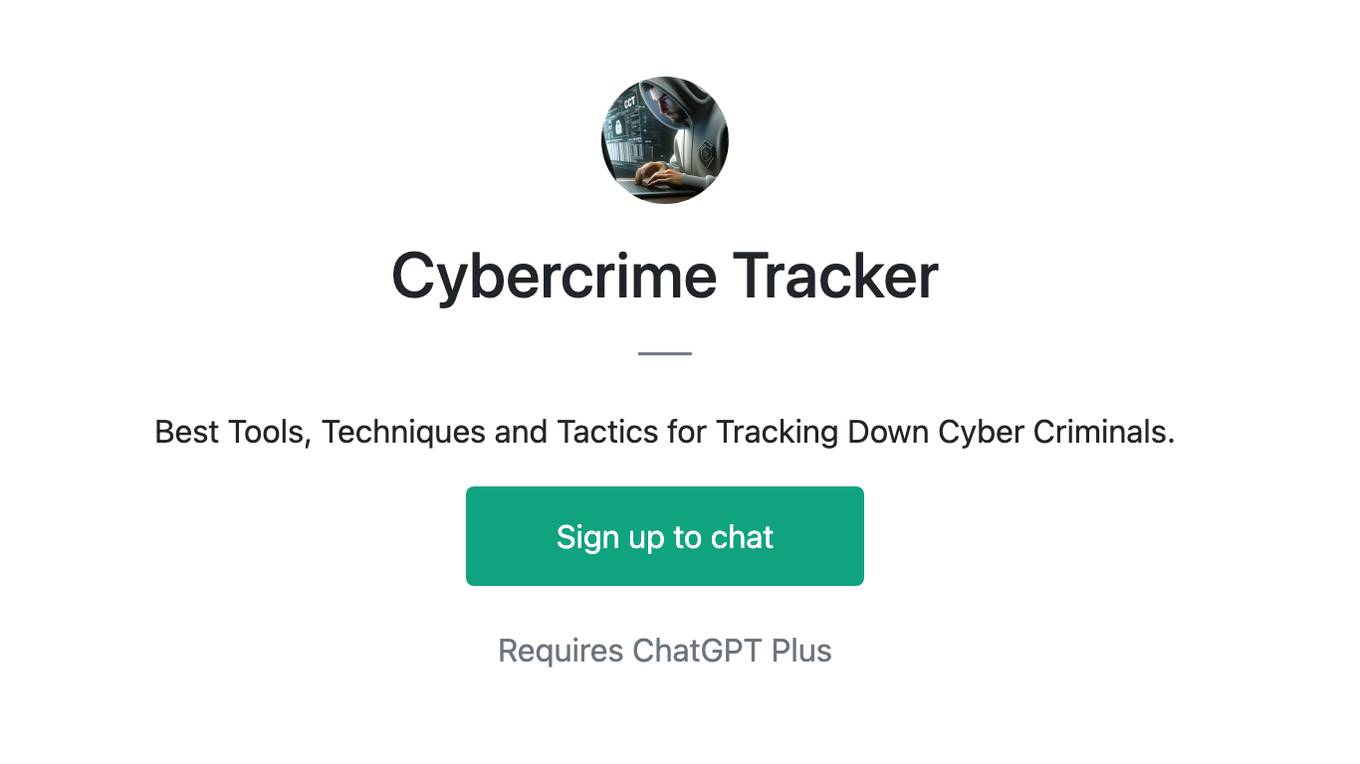 Cybercrime Tracker Screenshot