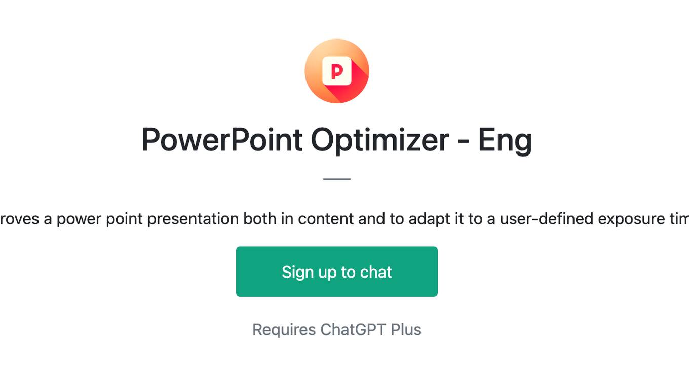 PowerPoint Optimizer - Eng Screenshot